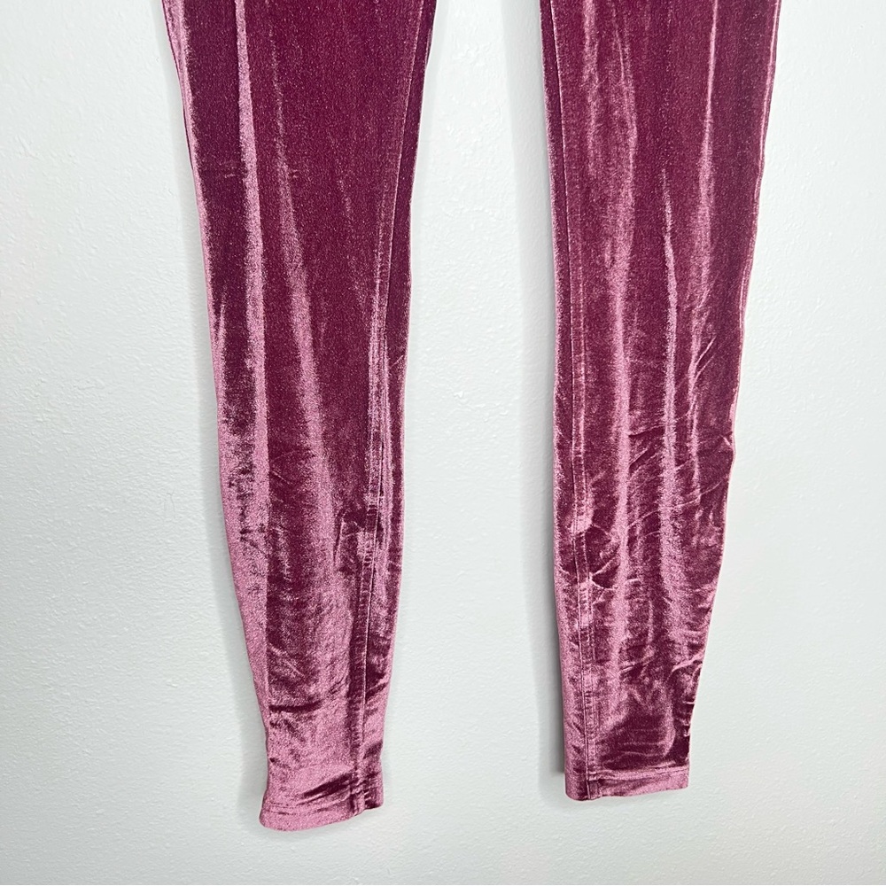 Lululemon Wunder Under High Rise Pink Velvet Leggings Womens Size 12 - Picture 4 of 13